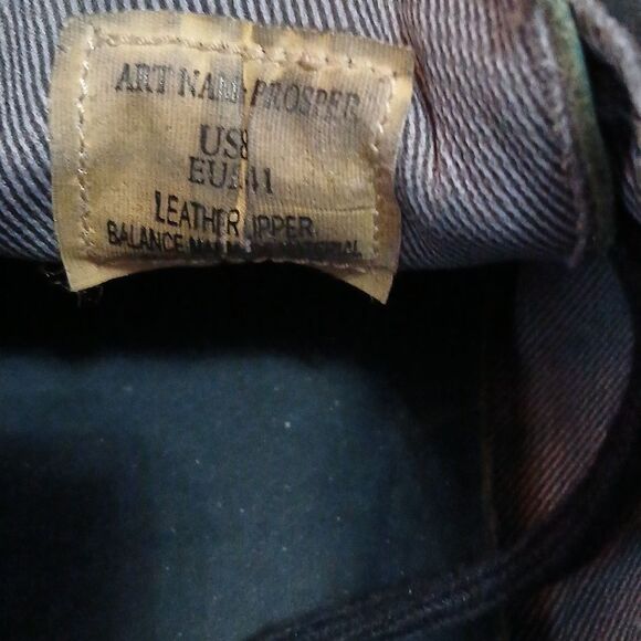 Steve Madden original style Prosper leather blue floral print shoes Sz 8 - Picture 8 of 9